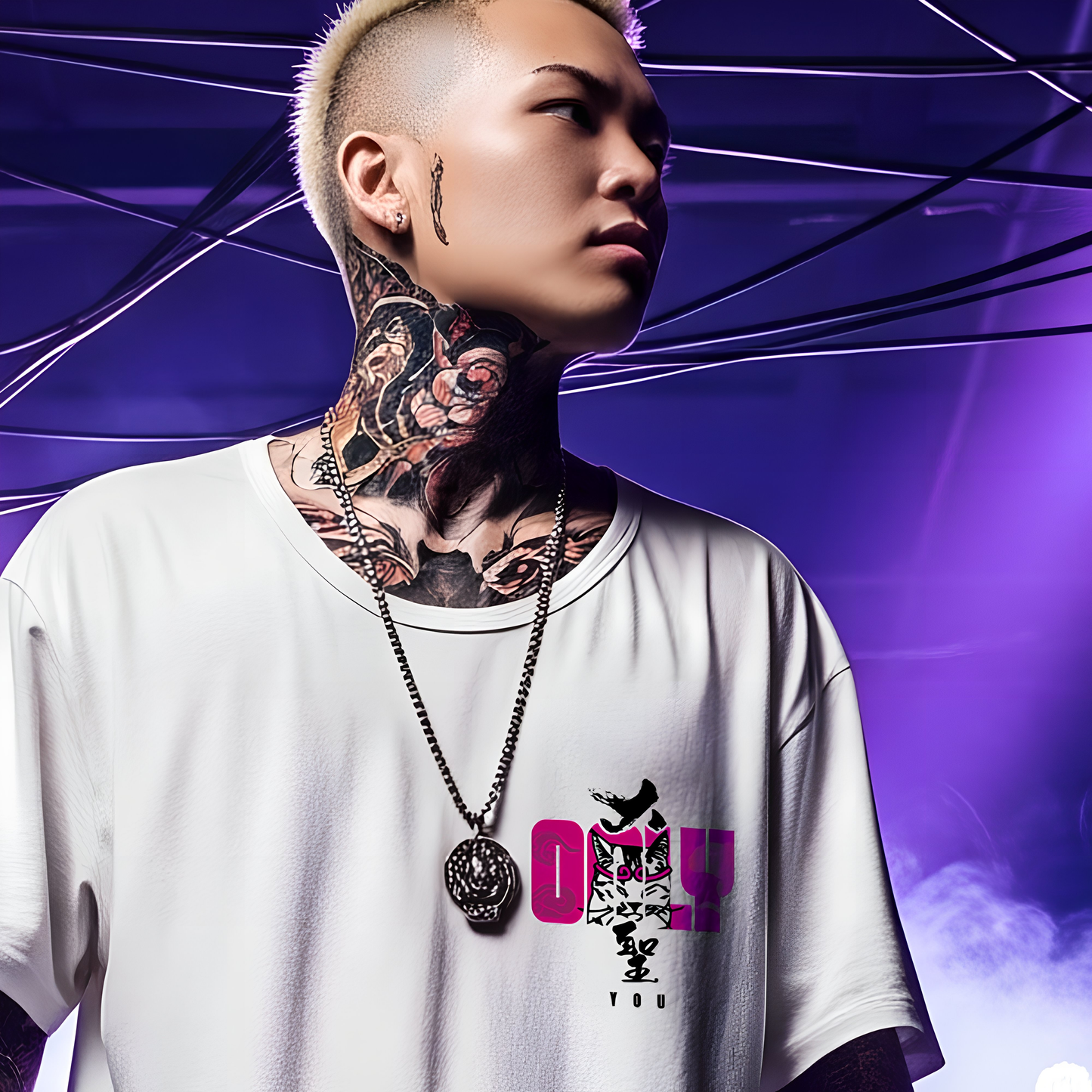 曳毛大聖 香港貓奴T恤 | 白 / 深灰色 | 男女適穿