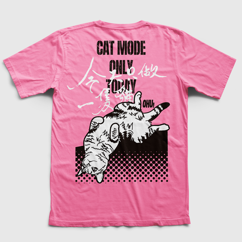 GENC Cat Lover's Manifesto Tee | Pink/White/Black