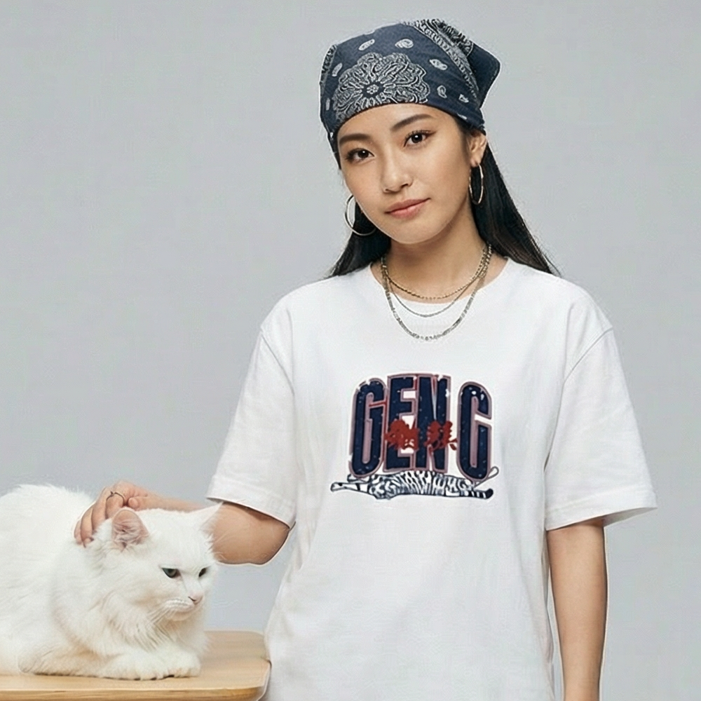 GENC Cat Lover's Manifesto Tee | Pink/White/Black