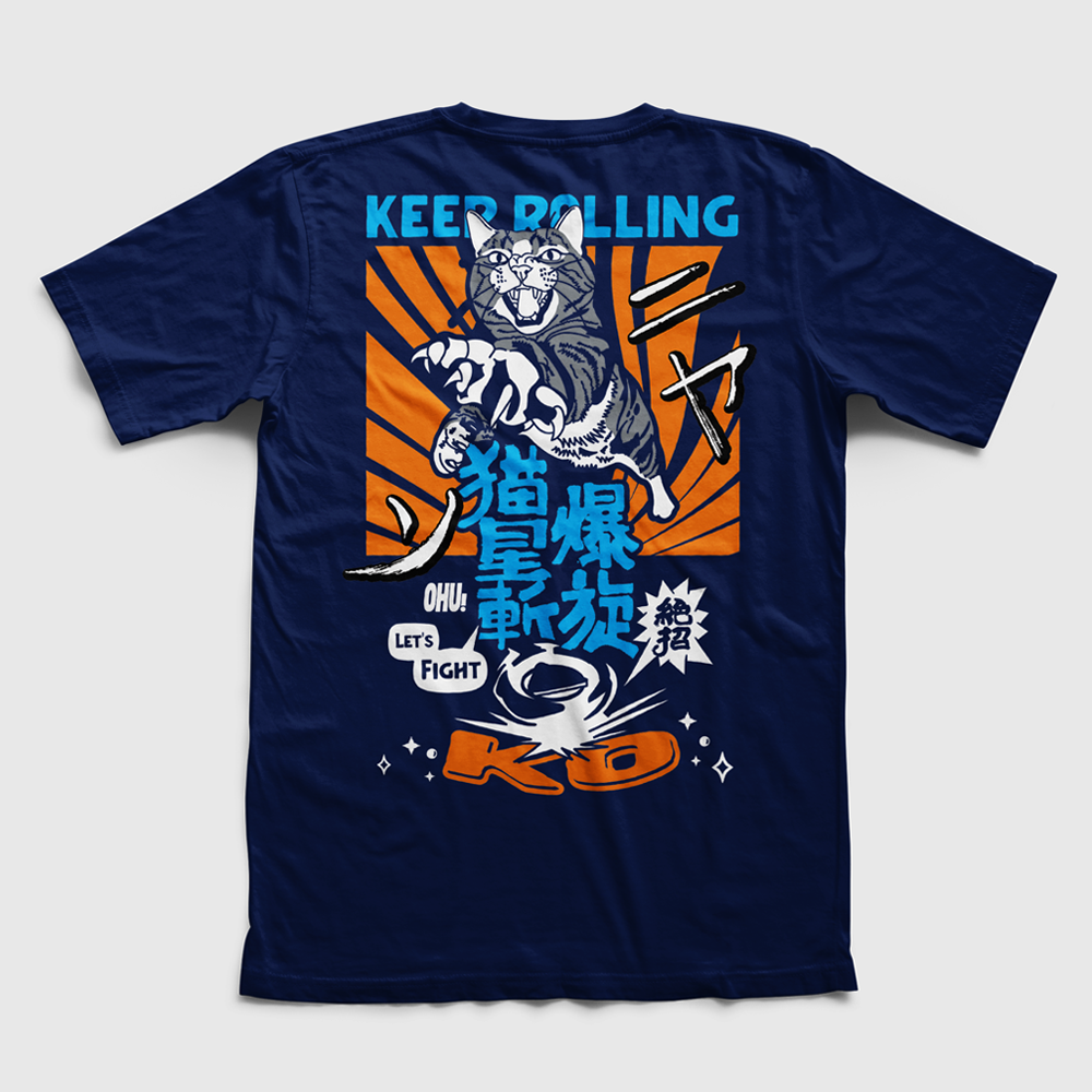 [Cat Clan Esoterica] Gyro Warrior Exclusive Battle Suit | Dark Blue | Unisex