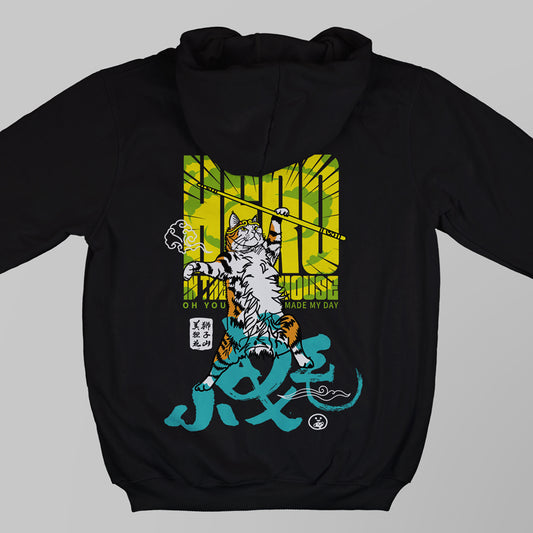 曳毛大聖 香港貓奴外套 | 黑色 | 男女適穿